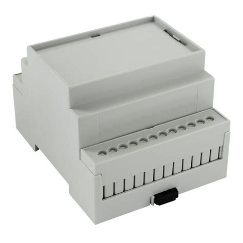 din rail aluminium enclosure|12 way din rail enclosure.